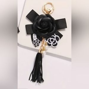Black Camila Purse Charm / Keychain